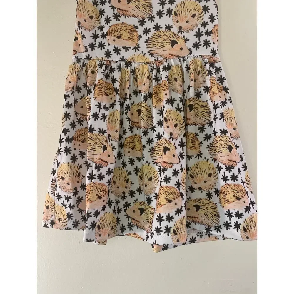 PICKLES & ROSES Girl’s Hedgehog Dress / Size: 0-6 Months